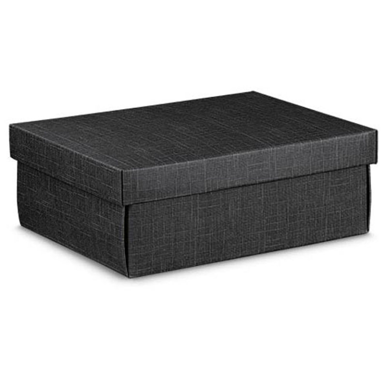 SCATOLE SETA NERO 5PZ    240X200X95 FONDO COPERCHIO EASY