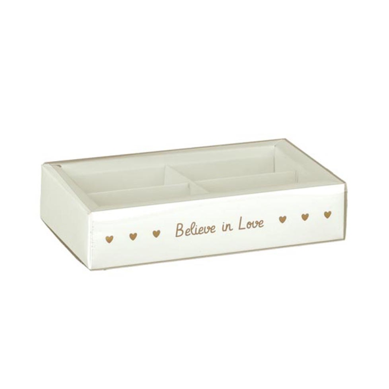 SCATOLE BELIEVE IN LOVE  10PZ 145X75X35 QUAD+FAS