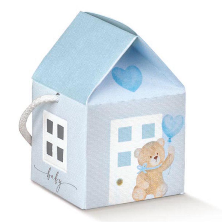 SCATOLE LITTLE BEAR AZZURRO 10PZ 55X55X50 CAS. C/C