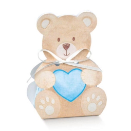 SCATOLE LITTLE BEAR AZZURRO 10PZ 60X45X110