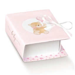 SCATOLE LITTLE BEAR ROSA 10PZ 70X60X30 LIBRO