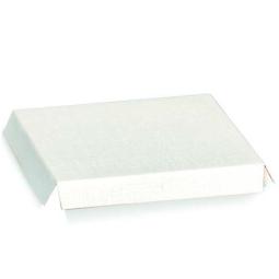 SCATOLE FONDI RIALZATI   10PZ 90X90 FIBRA BIANCO