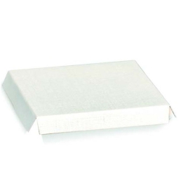 SCATOLE FONDI RIALZATI   10PZ 100X100 FIBRA BIANCO