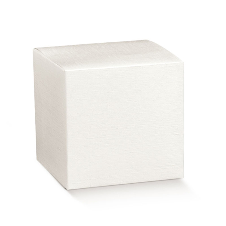 SCATOLE FIBRA BIANCO 10PZ 100X100X220 PIEGHEVOLE