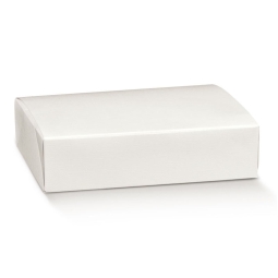 SCATOLE FIBRA BIANCO 10PZ 220X220X70 BOITE