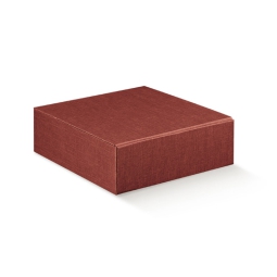 CANTINETTA 3 BOTTIGLIE SETA BORDEAUX 35X32X10,5CM