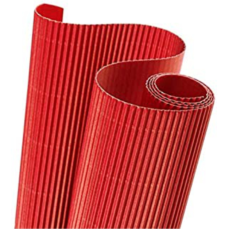 FOGLI ONDA 50X70 10PZ MM1 ROSSO