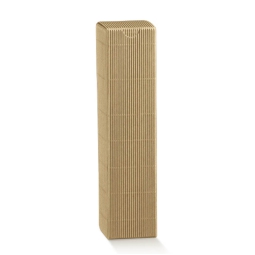 SCATOLA 1 BOTTIGLIA PETIT65X65X320 ONDA AVANA 10PZ