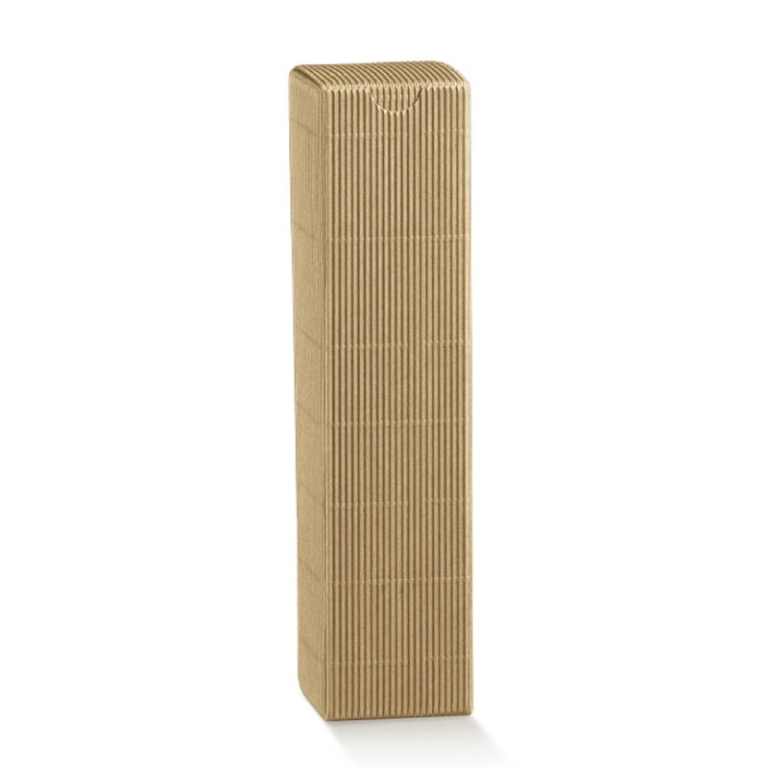 SCATOLA 1 BOTTIGLIA PETIT65X65X320 ONDA AVANA 10PZ