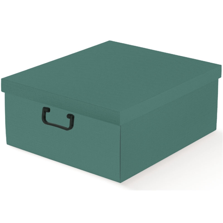 SCATOLA FIBRA VERDE 470X420X210 TUTTO A POSTO
