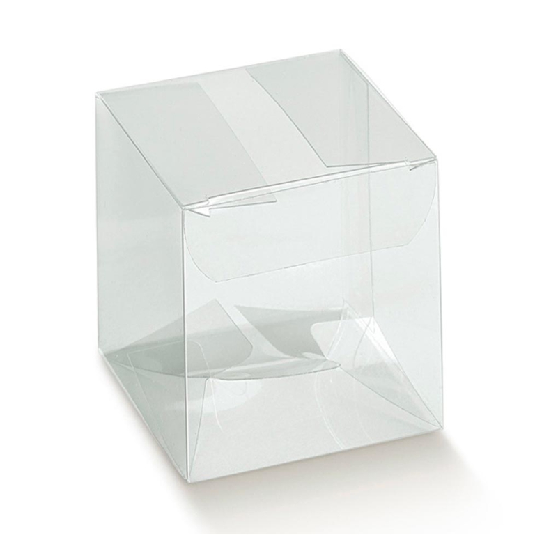 SCATOLE TRASPARENTI 10PZ 80X80X180 PET AUTOMATICO