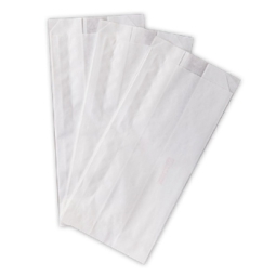 SACCHETTI BIANCHI 10X24CM 5KG CARTA CON SOFFIETTO