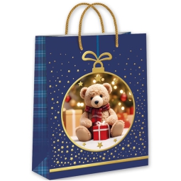 SHOPPER 32X26X13CM XMAS  ORSETTO
