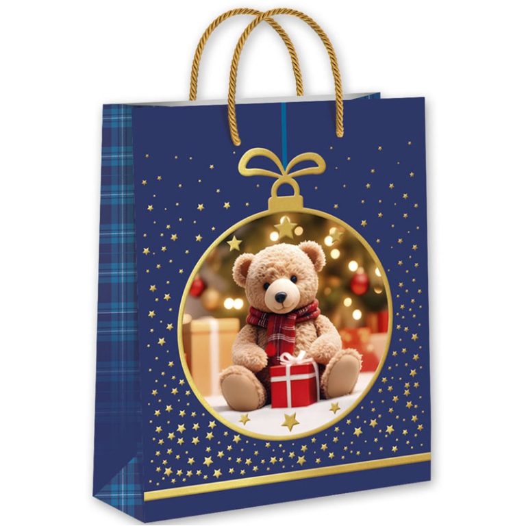 SHOPPER 32X26X13CM XMAS  ORSETTO