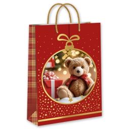 SHOPPER 47X33X10,5CM XMAS ORSETTO