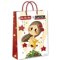 SHOPPER 47X33X10,5CM XMAS LE BUBINE