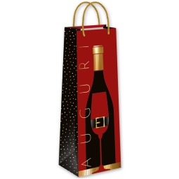 SHOPPER BOTTIGLIA XMAS   37X12,7X11,3CM