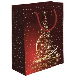 SHOPPER 18,5X23X10CM     ALBERO STELLE M