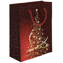 SHOPPER 26X32X12CM       ALBERO STELLE L