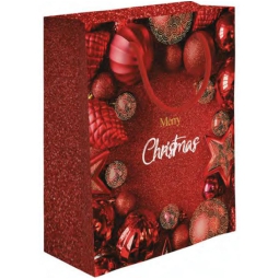 SHOPPER 31,5X45X12CM     MERRY XMAS XL