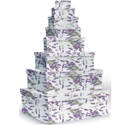 SCATOLE MATRIOSKA SET 8PZ LAVANDA