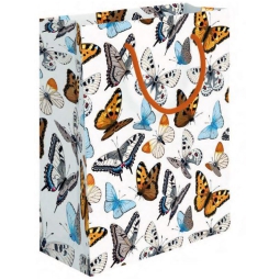 SHOPPER 26X32X12CM FARFALLE