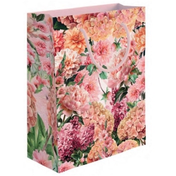 SHOPPER 31X45X12CM FIORI ROSA
