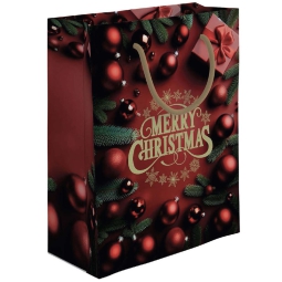 SHOPPER 26X12H32CM NATALE GHIRLANDA