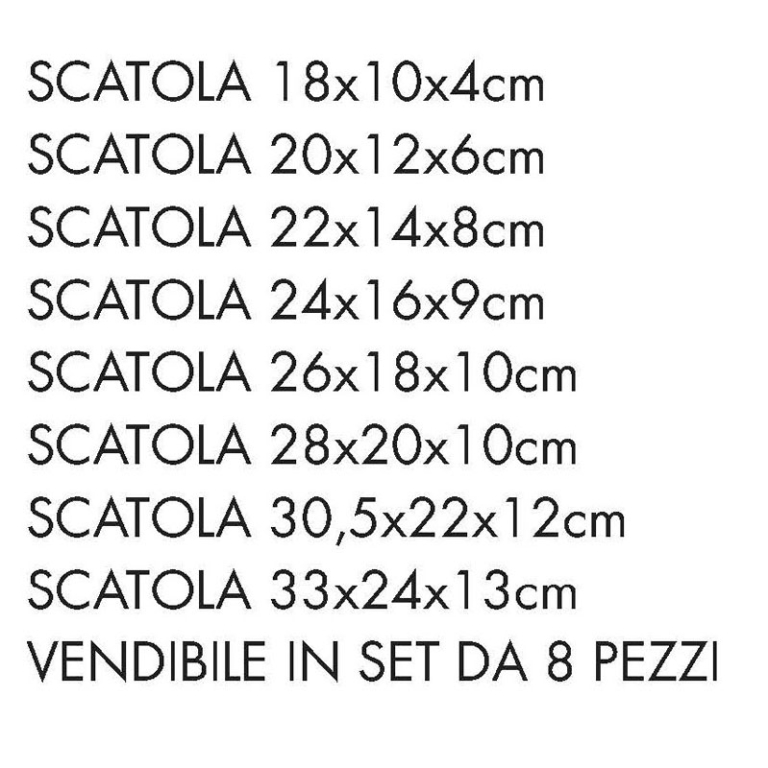 SCATOLA SET 8PZ DECORO   XMAS ALBERI ROSSA 2