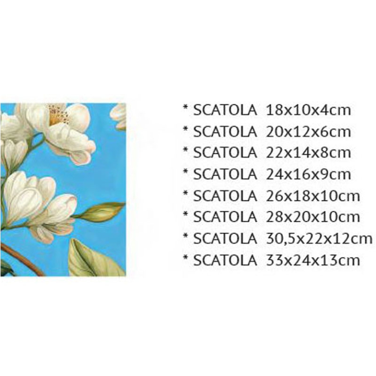 SCATOLE MATRIOSKA SET 8PZ DECORO LIMONI 2