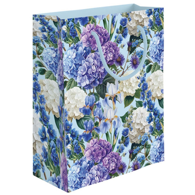 SHOPPER 31,5X12H45CM ORTENSIE VIOLA BLU