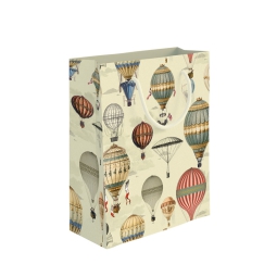 SHOPPER 18X5X10H23CM MONGOLFIERE VINTAGE F. BEIGE