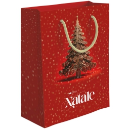 SHOPPER 26X12H32CM NATALE ALBERO BAROCCO