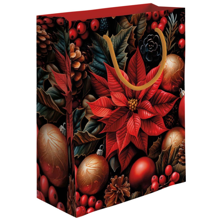 SHOPPER 18,5X10H23CM NATALE STELLA NATALE