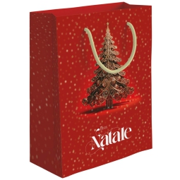 SHOPPER 31,5X12H45CM NATALE ALBERO BAROCCO