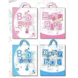 SHOPPER PICCOLO BABY 24X18X8 CON APPLICAZIONE