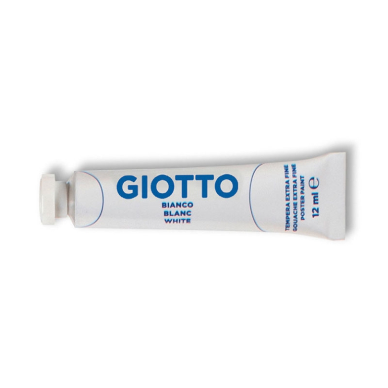 TEMPERE TUBO4 BIANCO 6PZ  12ML GIOTTO