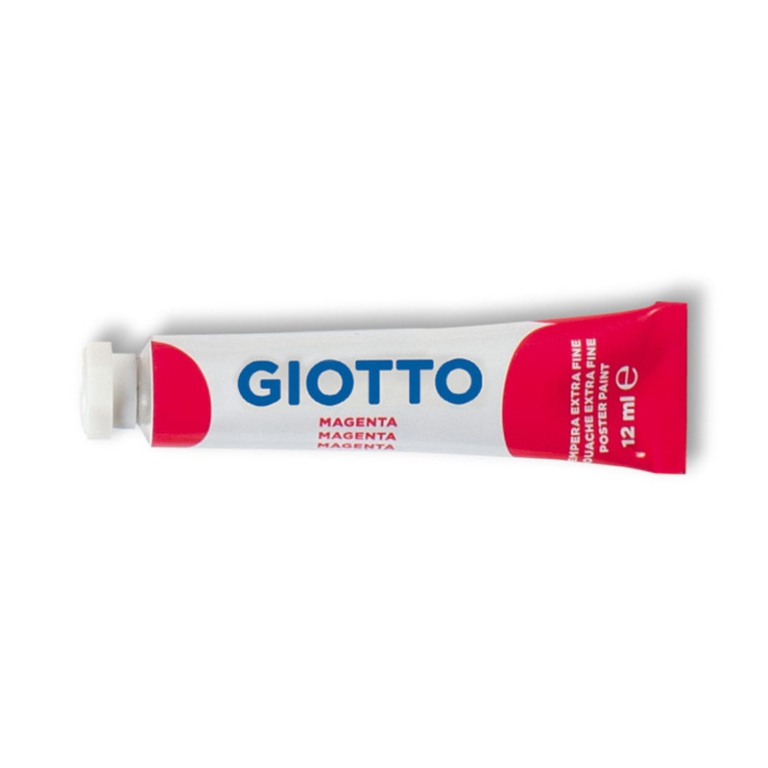 TEMPERE TUBO4 ROSSO PRIMARIO 6PZ 12ML GIOTTO