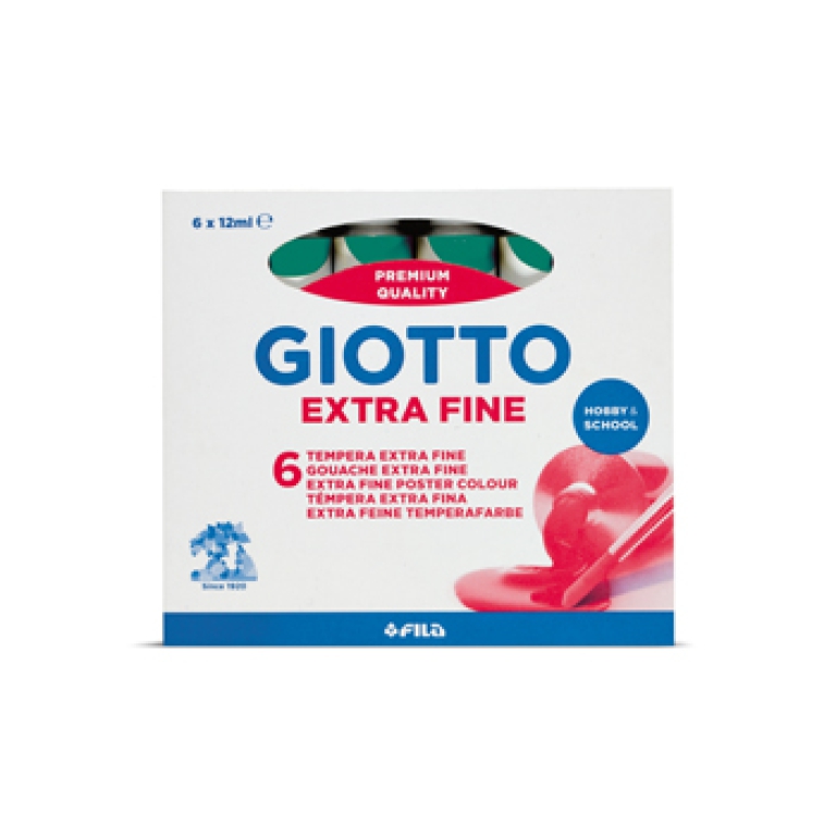 TEMPERE TUBO4 VERDE VERONESE 6PZ 12ML GIOTTO 2