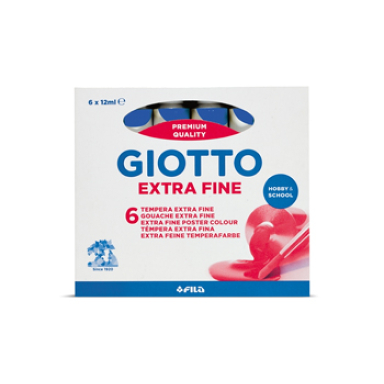 TEMPERE TUBO4 BLU COBALTO 6PZ 12ML GIOTTO 2