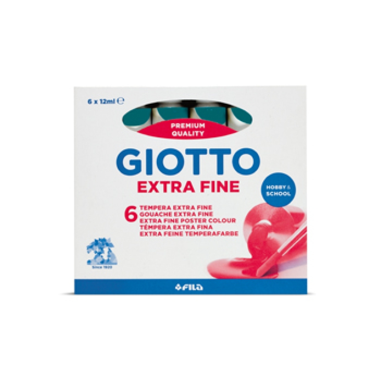 TEMPERE TUBO4 TURCHESE 6PZ 12ML GIOTTO 2