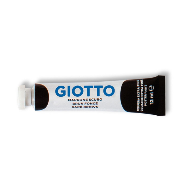 TEMPERE TUBO4 MARRONE 6PZ 12ML GIOTTO