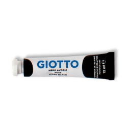 TEMPERE TUBO4 NERO 6PZ 12ML GIOTTO