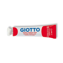 TEMPERE TUBO7 ROSSO VERMIGLIO 6PZ 21ML GIOTTO