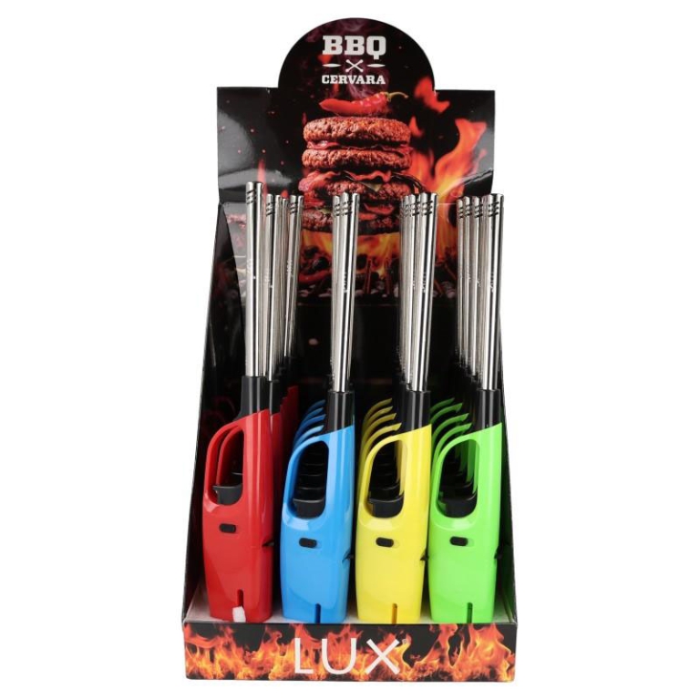 ACCENDIGAS 20PZ LUX BBQ  CERVARA COLORATI 2