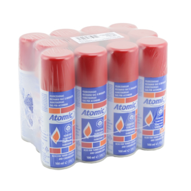 RICARICA ACCENDINI GAS 100ML 12PZ ATOMIC 2