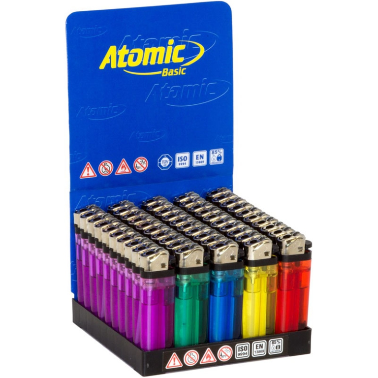 ACCENDINI ATOMIC 50PZ TRASPARENTI BASIC ECONOMICI 2