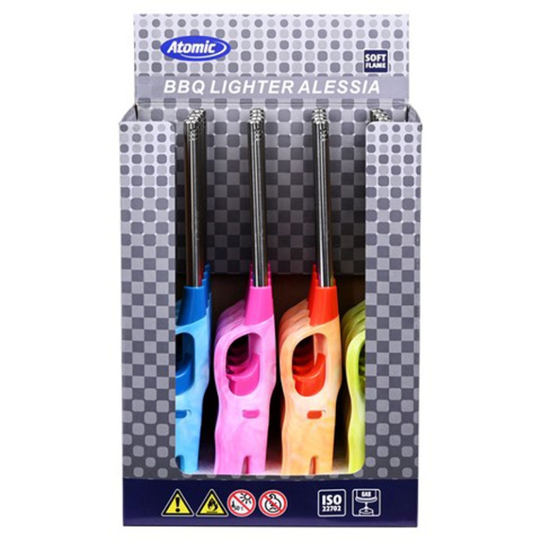 ACCENDIGAS ATOMIC 16PZ COLORATI BECCO LUNGO 2