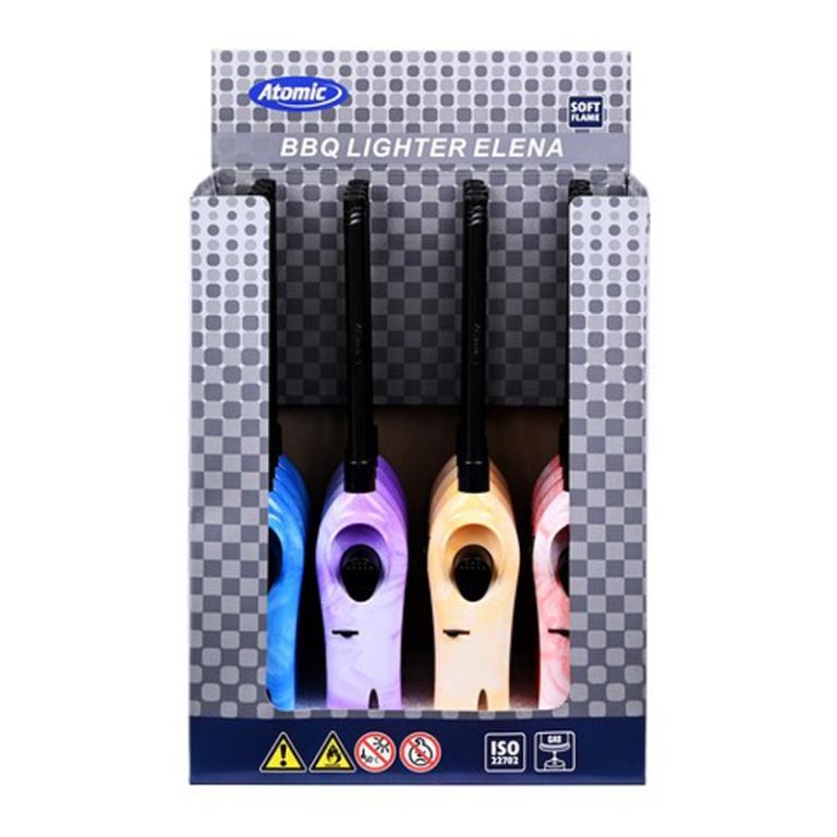 ACCENDIGAS ATOMIC 16PZ COLORATI BECCO LUNGO 2