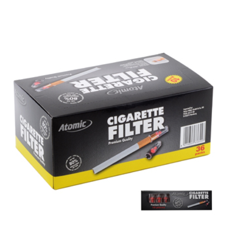 FILTRI ATOMIC PER SIGARETTE 36CF 10PZ 2